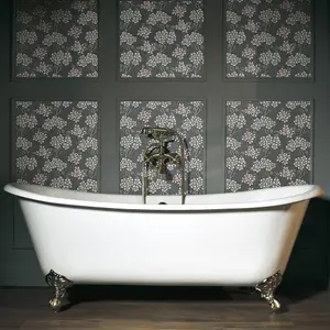 Galerie Arts and Crafts Grey Patterned Wallpaper