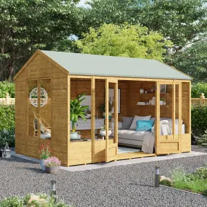 BillyOh Petra Tongue and Groove Reverse Apex Summerhouse - 12x8