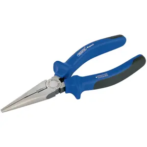 Draper Heavy Duty Soft Grip Long Nose Pliers, 160mm 68887