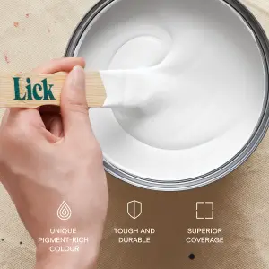 Lick White 07 Matt Emulsion paint, 2.5L