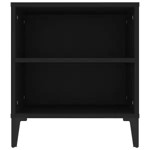 Berkfield TV Cabinet Black 102x44.5x50 cm Engineered Wood