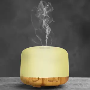 500ml Dr Botanicals Aroma Diffuser With Wood Grain Base (USB)