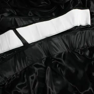 3x9 Metres Ice Silk Backdrop Photography Curtains, Black