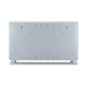 WiFi Smart Electric Glass Panel Heater 2500W Wall Mounted Or Free Standing White