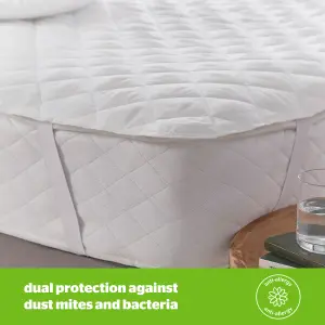 Silentnight Anti Allergy Mattress Protector - Small Double - 2 Pack