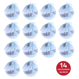 Round Christmas Bauble (Set of 14)