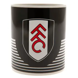 Fulham FC Lines Mug Black/White (One Size)