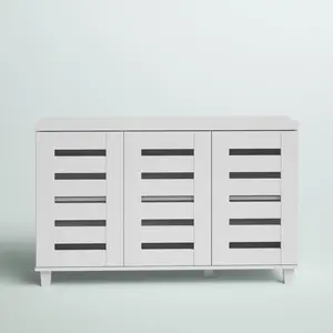 Lismore 16 Pair Shoe Storage Cabinet/Lismore shoe cabinet for 16 pairs of shoes White