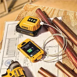 Dewalt 3 in 1 Multi Head USB Charger Cable iPhone Android Charging Lead X 2