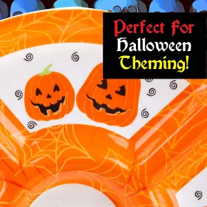 Halloween Dip Tray with Halloween Decals - Halloween Novelty Tray Party - Purple