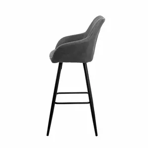 Maxman 11.02cm Bar Stool (Set of 2) Grey