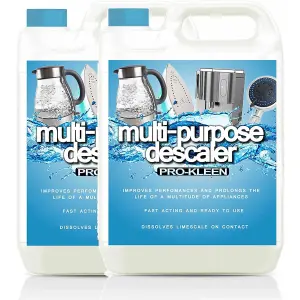 Pro-Kleen Multi-Purpose Descaler 10L Fast-Acting Concentrate & Dissolves Limescale