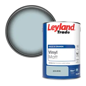 Leyland Trade Vinyl Matt Walls & Ceilings Emulsion Paint (2010-B10G) 5L