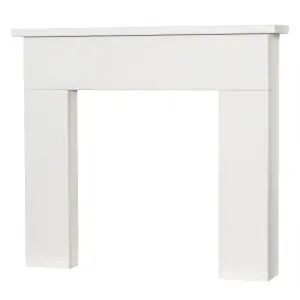 Adam Lomond White Marble Mantelpiece, 39 Inch