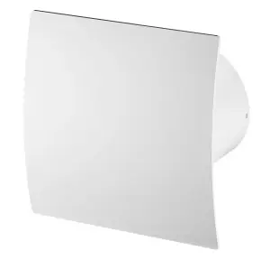 Awenta 125mm Standard Extractor Fan White ABS Front Panel ESCUDO Wall Ceiling Ventilation