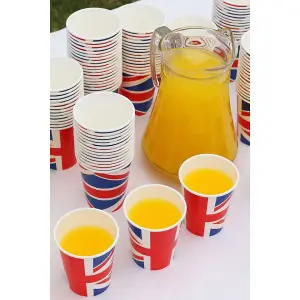 URBNLIVING 250ml 250Pcs Disposable Paper Cups Sports Drinks Tableware Party