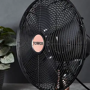 Tower T611000B Cavaletto 12 Metal Desk Fan