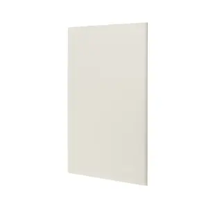 GoodHome Stevia Innovo handleless gloss cream slab Blanking panel (H)934mm (W)640mm