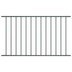 Berkfield Fence Panel Powder-coated Steel 1.7x0.75 m Anthracite