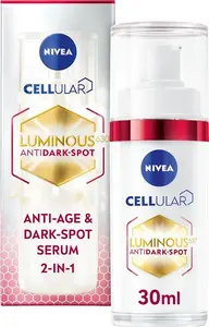 NIVEA Luminous 630 Anti-Age & Dark-Spot Serum (30Ml), Facial Serum Reduces 10 Years Of Accumulated Age Spots, Face Serum For Even, Strengthened,