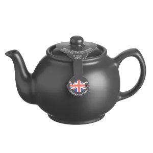 Price & Kensington Set of 2 Mug 330ml & 1 Teapot 6 Cup - Matt Black