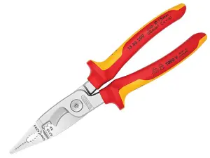 Knipex Knipex 1386200SB Pliers for Electrical Installation VDE 1000V 200mm 1386200SB