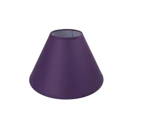 14" Cotton Coolie Lampshade - Plum