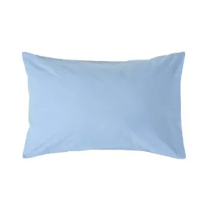 Homescapes Blue Egyptian Cotton Housewife Pillowcase 200 TC