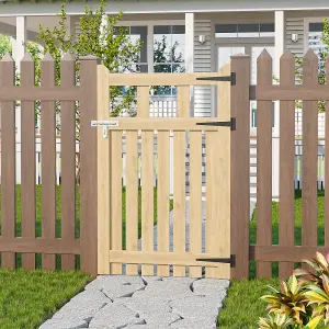 76x120cm Outdoor Garden Wooden Gate Fence Patio Gate