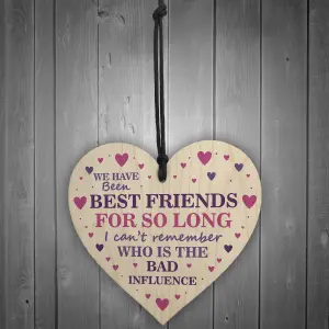 Red Ocean Friendship Gifts For Women Novelty Wooden Gifts For Her Funny Best Friend Gifts For Christmas Birthday