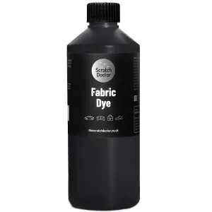 Scratch Doctor Liquid Fabric Dye Paint for sofas, clothes and furniture 500ml Dark Grey