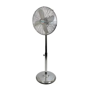 StayCool 16" (40cm) 50w Metal Pedestal Fan - Chrome