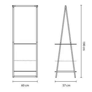 Brabantia White 2 tier Laundry Airer