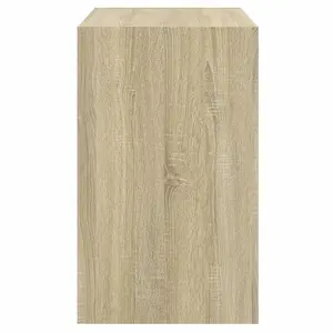 Berkfield Shoe Cabinet Sonoma Oak 80x42x69 cm Engineered Wood