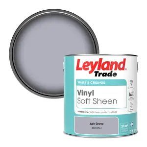 Leyland Trade Vinyl Soft Sheen Walls & Ceilings Emulsion Paint Ash Grove (PPG1172-4) - 2.5L