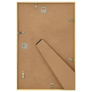 Berkfield Photo Frames Collage 5 pcs for Wall or Table Gold 59.4x84cm MDF