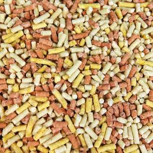 1L SQUAWK Mixed Suet Pellets - High Energy Mealworm Berry Wild Garden Bird Food