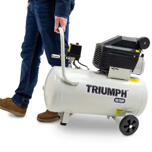 Air Compressor Triumph 10/50P Portable, Commercial, 50L, 8.5CFM, 2HP