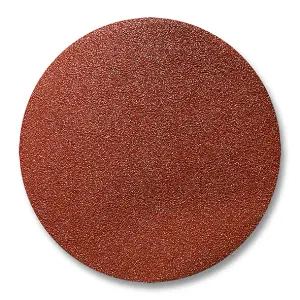 300mm (12") No-hole P180 Aluminium oxide hook & loop discs. Price per 5 discs.