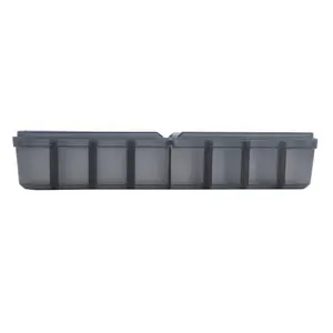 Ezy Storage Bunker tough Grey Insert tray with 8 compartments