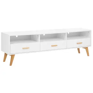 Beliani Modern TV Stand White LIBERTY