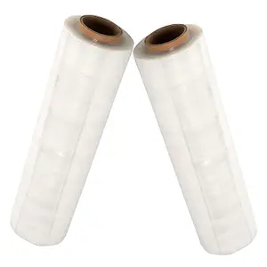 12 x 400mm Clear Strong Plastic Cling Film Protective Pallet Shrink Wrap Rolls