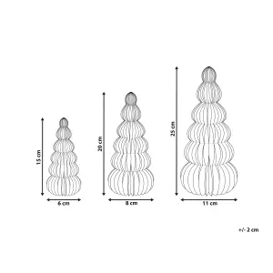 Beliani Modern Figurine Red DHAULAGIRI