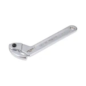 Adjustable Hook Wrench C Spanner 32mm - 75mm For Slotted Retaining Rings