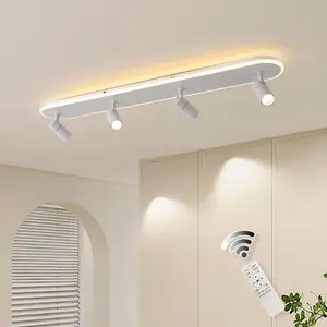 White LED Adjustable Fixed Track Lighting Head