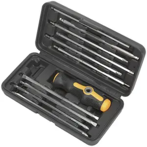 Versatile 20-in-1 T Bar Screwdriver Set with Long Bits and Storage Case