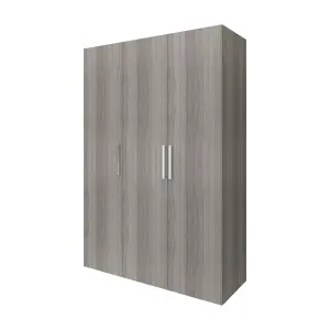 GoodHome Atomia Freestanding Matt grey oak effect Chipboard Wardrobe (H)2250mm (W)1000mm (D)580mm