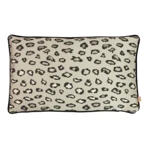 Kai Faline Animal Jacquard Rectangular Feather Filled Cushion