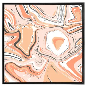 Pink marble (Picutre Frame) / 12x12" / Grey