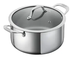 Kuhn Rikon Allround Stainless Steel Casserole Pot, 24cm/5.4L